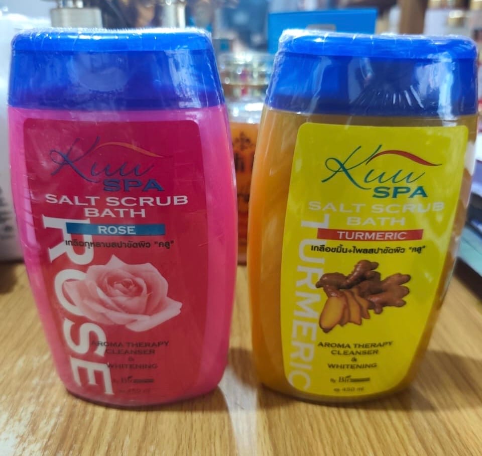 Kuu Spa Salt Scrub Bath